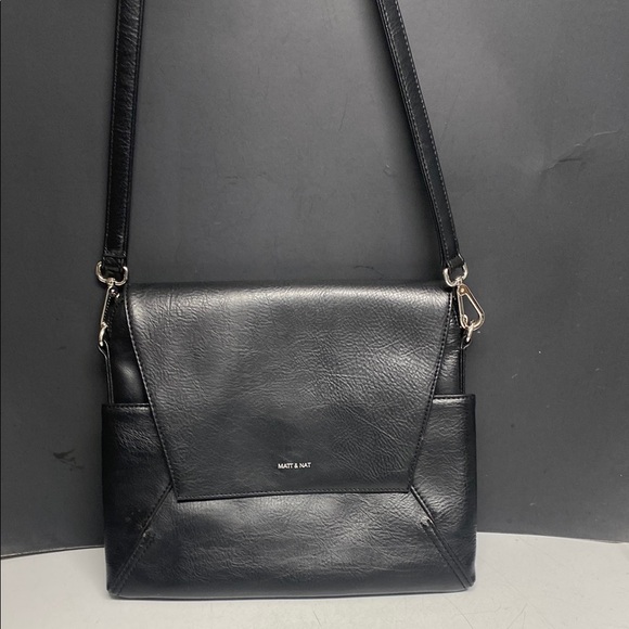 Matt & Nat Handbags - Matt & Nat Black Minka Vegan Hobo Bag Dwell Crossbody Bag